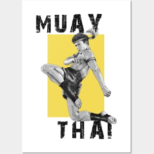 Muay Thai Fighter Posters and Art